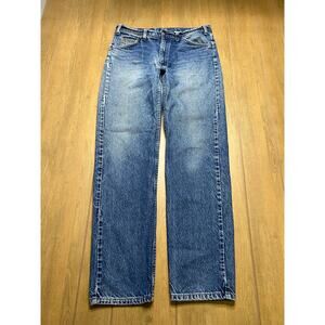 Vintage Levi’s 505 90s Jeans 34x32 Orange Tab Made Mexico Straight Leg Distress